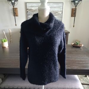 Entro Chunky Turtleneck Sweater in Black Size M